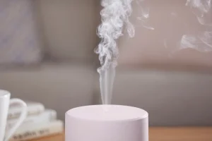 diffuser on table releases steam